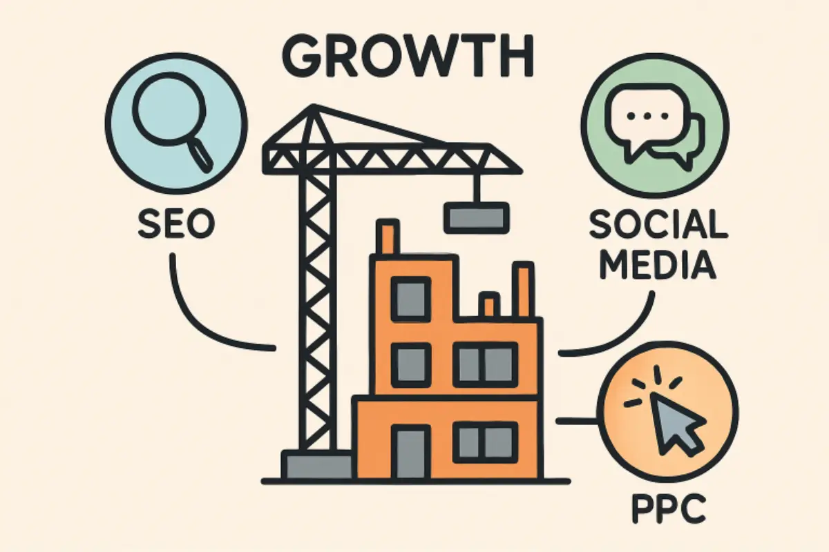 Boosting Construction Success: The Power of SEO, PPC, and Social Media